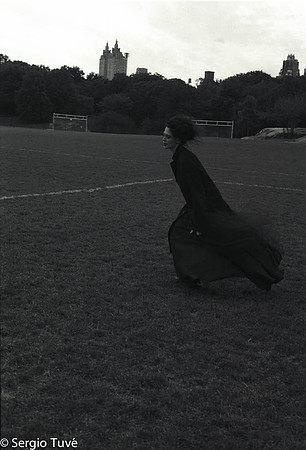 Jessica at Central Park cop